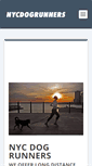 Mobile Screenshot of nycdogrunners.com